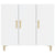 Sideboard High Gloss White 90x34x80 cm Engineered Wood