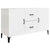 Sideboard High Gloss White 100x36x60 cm Engineered Wood