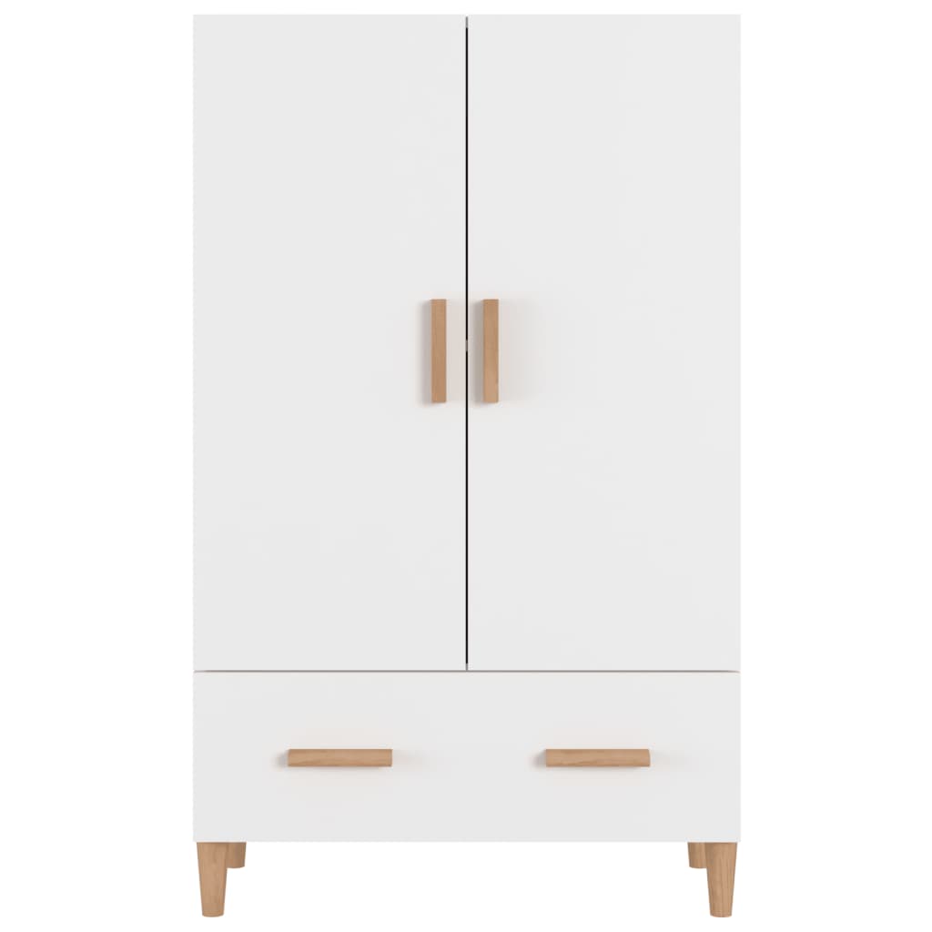 Highboard White 70x31x115 cm Engineered Wood