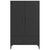 Highboard Black 70x31x115 cm Engineered Wood