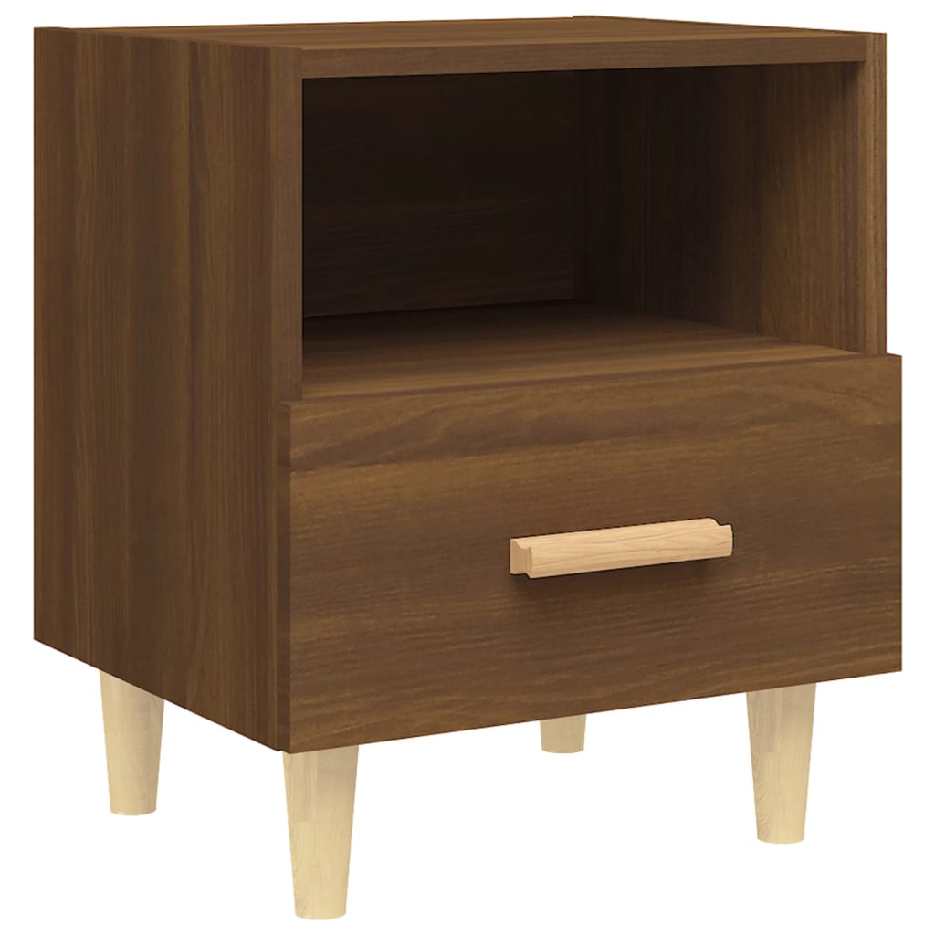 Bedside Cabinet Brown Oak 40x35x47 cm