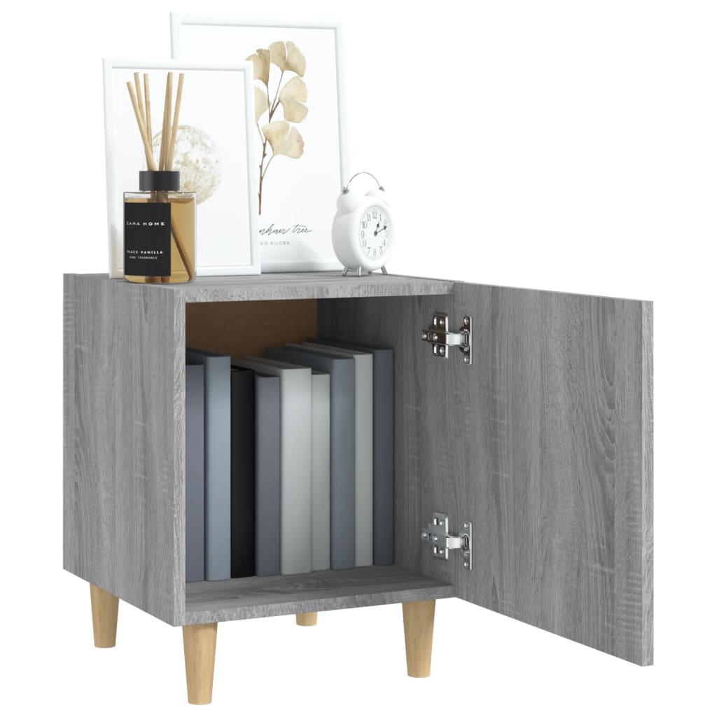 Bedside Cabinets 2 pcs Grey Sonoma Engineered Wood