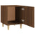 Bedside Cabinet Brown Oak Engineered Wood