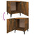 Bedside Cabinets 2 pcs Smoked Oak Engineered Wood