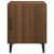 Bedside Cabinet Brown Oak Engineered Wood