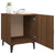 Bedside Cabinet Brown Oak Engineered Wood