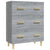 Sideboard Grey Sonoma 70x34x90 cm Engineered Wood