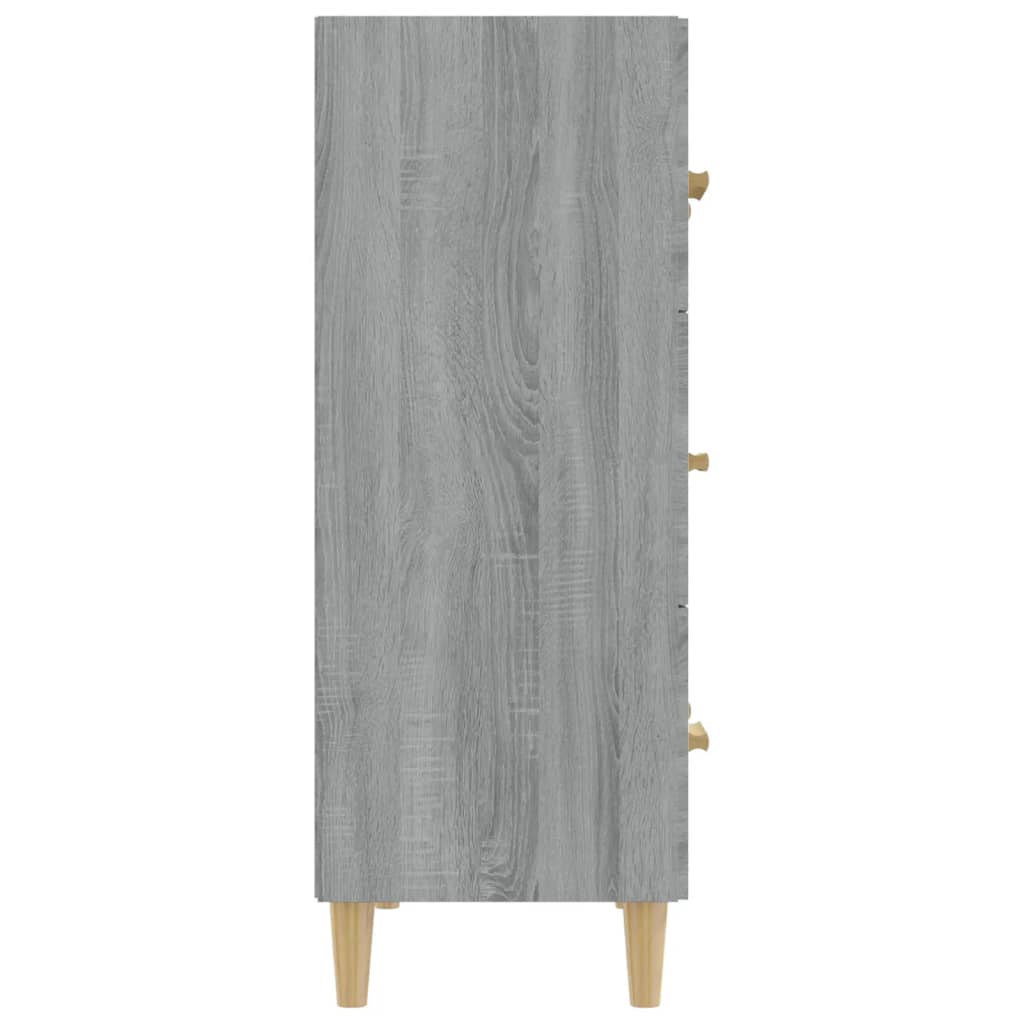 Sideboard Grey Sonoma 70x34x90 cm Engineered Wood