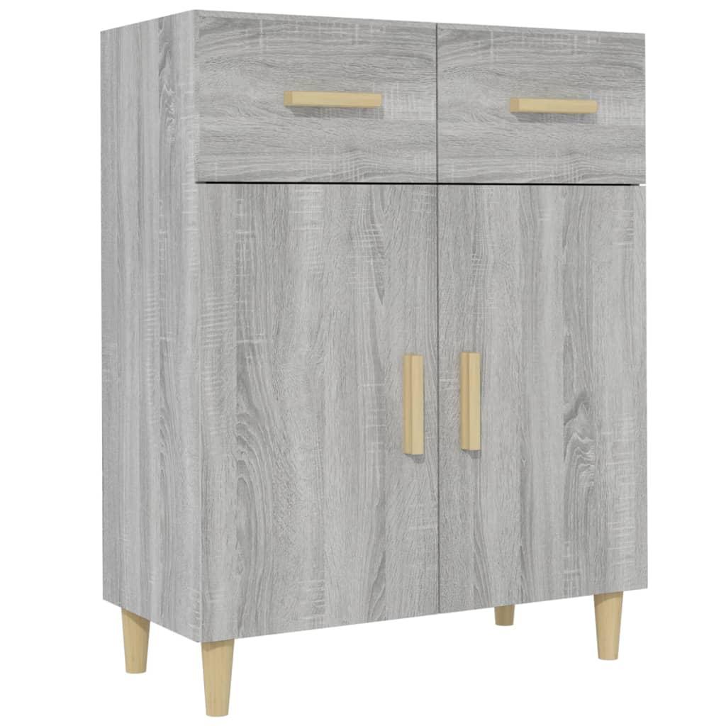 Sideboard Grey Sonoma 69.5x34x89 cm Engineered Wood