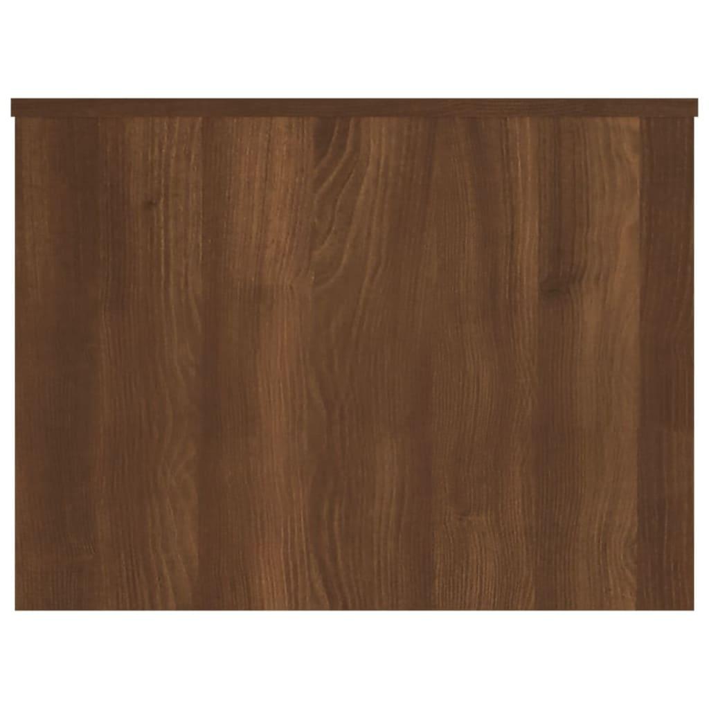 Coffee Table Brown Oak 80x55.5x41.5 cm Engineered Wood