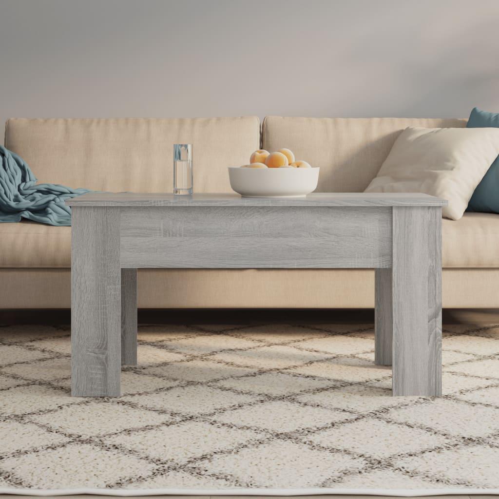 Coffee Table Grey Sonoma 101x49x52 cm Engineered Wood