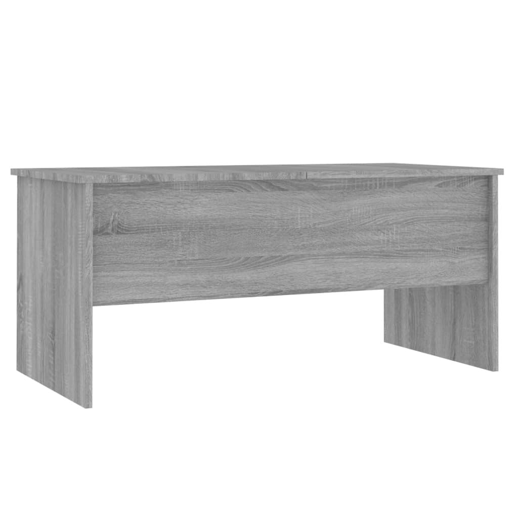 Coffee Table Grey Sonoma 102x50.5x46.5 cm Engineered Wood