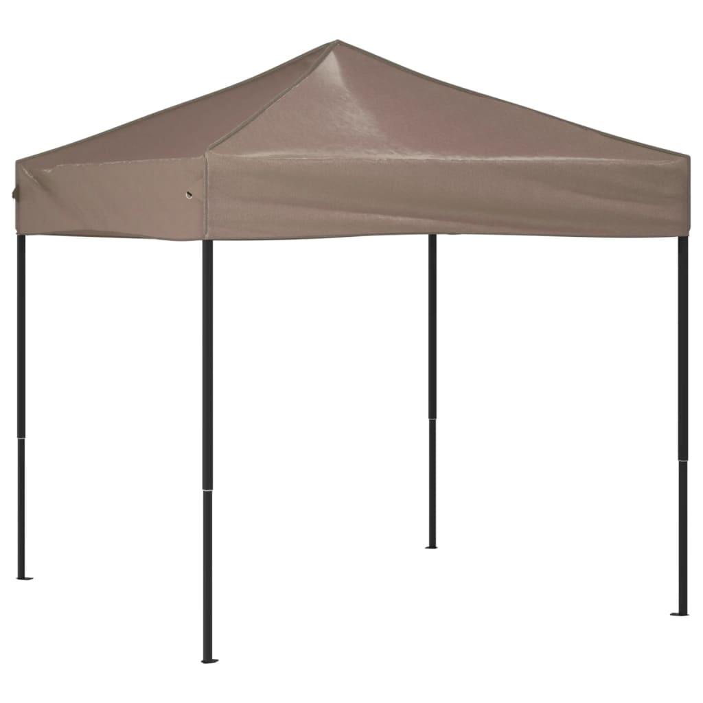 Folding Party Tent Taupe 2x2 m