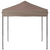 Folding Party Tent Taupe 2x2 m