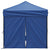 Folding Party Tent with Sidewalls Blue 2x2 m