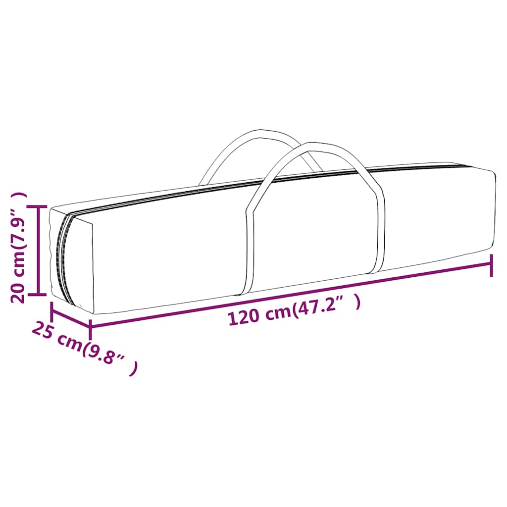 Folding Party Tent with Sidewalls Anthracite 2x2 m