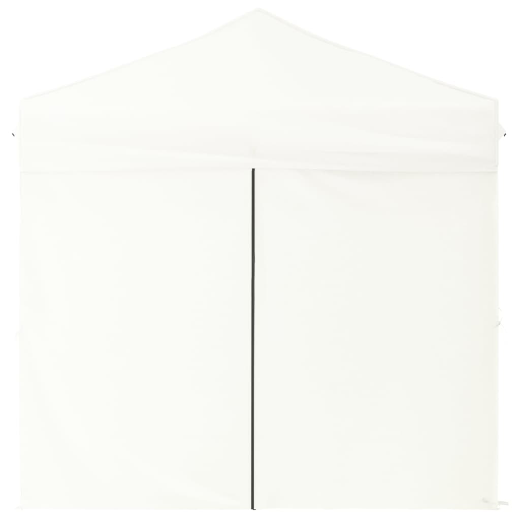 Folding Party Tent with Sidewalls White 2x2 m