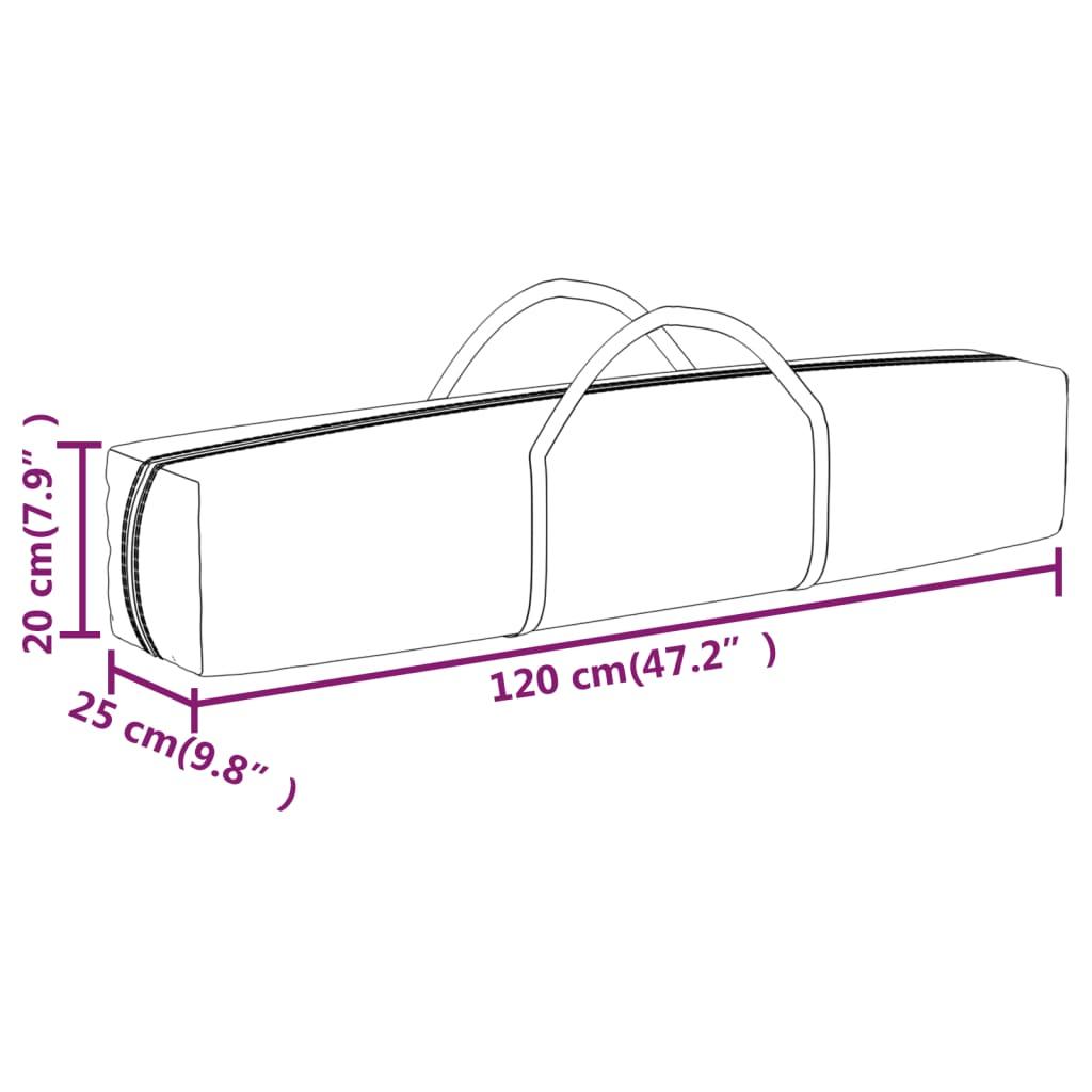 Folding Party Tent with Sidewalls White 2x2 m