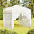 Folding Party Tent with Sidewalls Cream 2x2 m