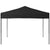 Folding Party Tent Black 3x3 m