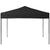 Folding Party Tent Black 3x3 m