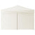 Folding Party Tent with Sidewalls Cream 3x3 m