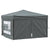 Folding Party Tent with Sidewalls Anthracite 3x3 m