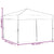 Folding Party Tent with Sidewalls White 3x3 m