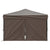 Folding Party Tent with Sidewalls Taupe 3x3 m