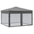 Folding Party Tent with Sidewalls Anthracite 3x3 m