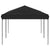 Folding Party Tent Black 3x6 m