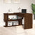 Corner Desk Brown Oak 200x50x76 cm Engineered Wood