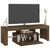 TV Cabinet with LED Lights Brown Oak 120x35x40 cm