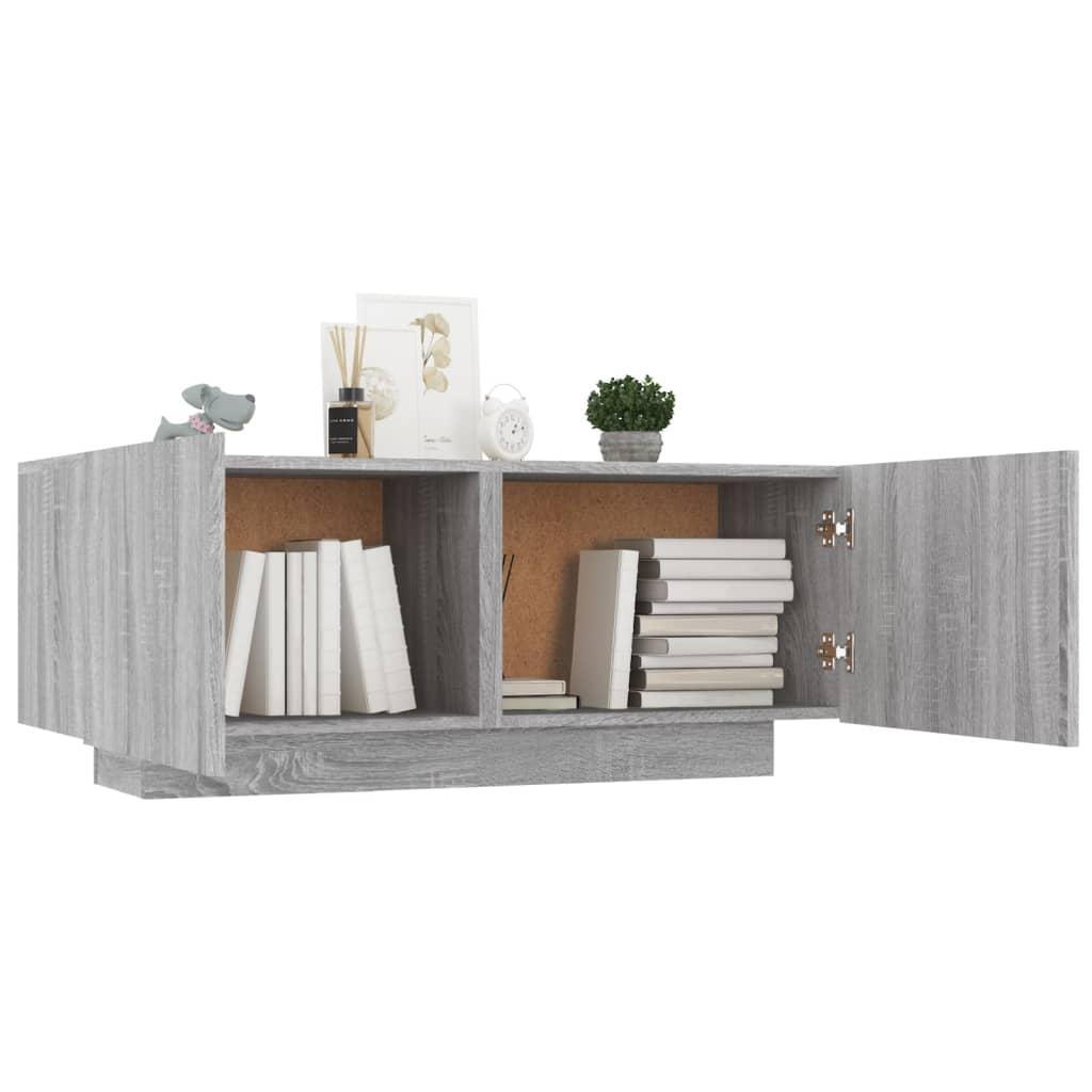 TV Cabinet Grey Sonoma 100x35x40 cm Engineered Wood