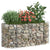 Gabion Raised Bed Galvanised Iron 120x50x50 cm