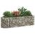 Gabion Raised Bed Galvanised Iron 190x50x50 cm