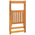 Folding Garden Chairs 4 pcs Solid Wood Acacia