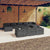 11 Piece Garden Lounge Set with Cushions Grey Poly Rattan