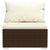 14 Piece Garden Lounge Set with Cushions Brown Poly Rattan