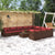 11 Piece Garden Lounge Set with Cushions Poly Rattan Brown