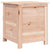 Outdoor Cushion Box 50x50x56 cm Solid Wood Fir