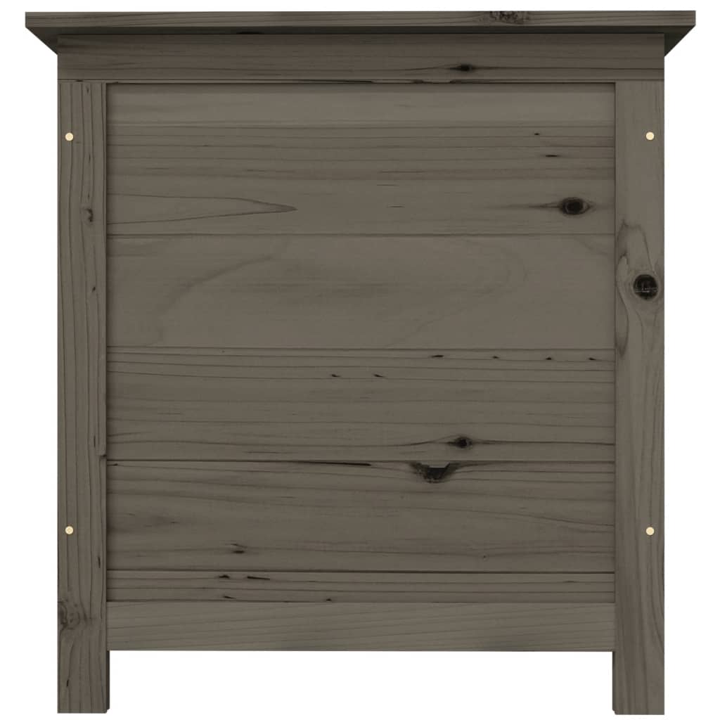 Outdoor Cushion Box Anthracite 50x50x56 cm Solid Wood Fir