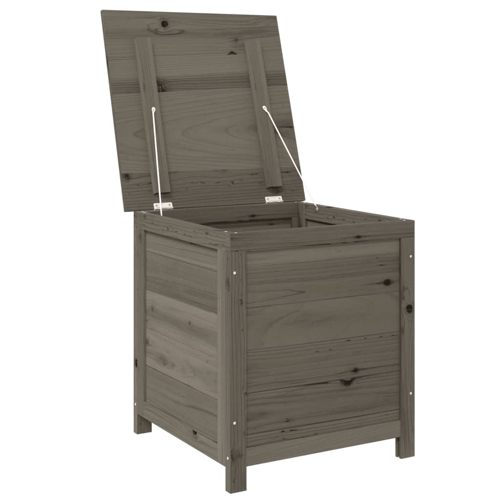 Outdoor Cushion Box Anthracite 50x50x56 cm Solid Wood Fir