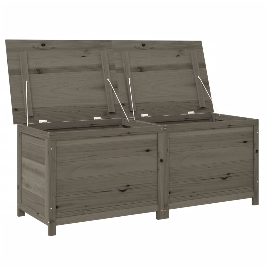 Outdoor Cushion Box Anthracite 150x50x56 cm Solid Wood Fir
