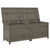 Outdoor Cushion Box Anthracite 150x50x56 cm Solid Wood Fir