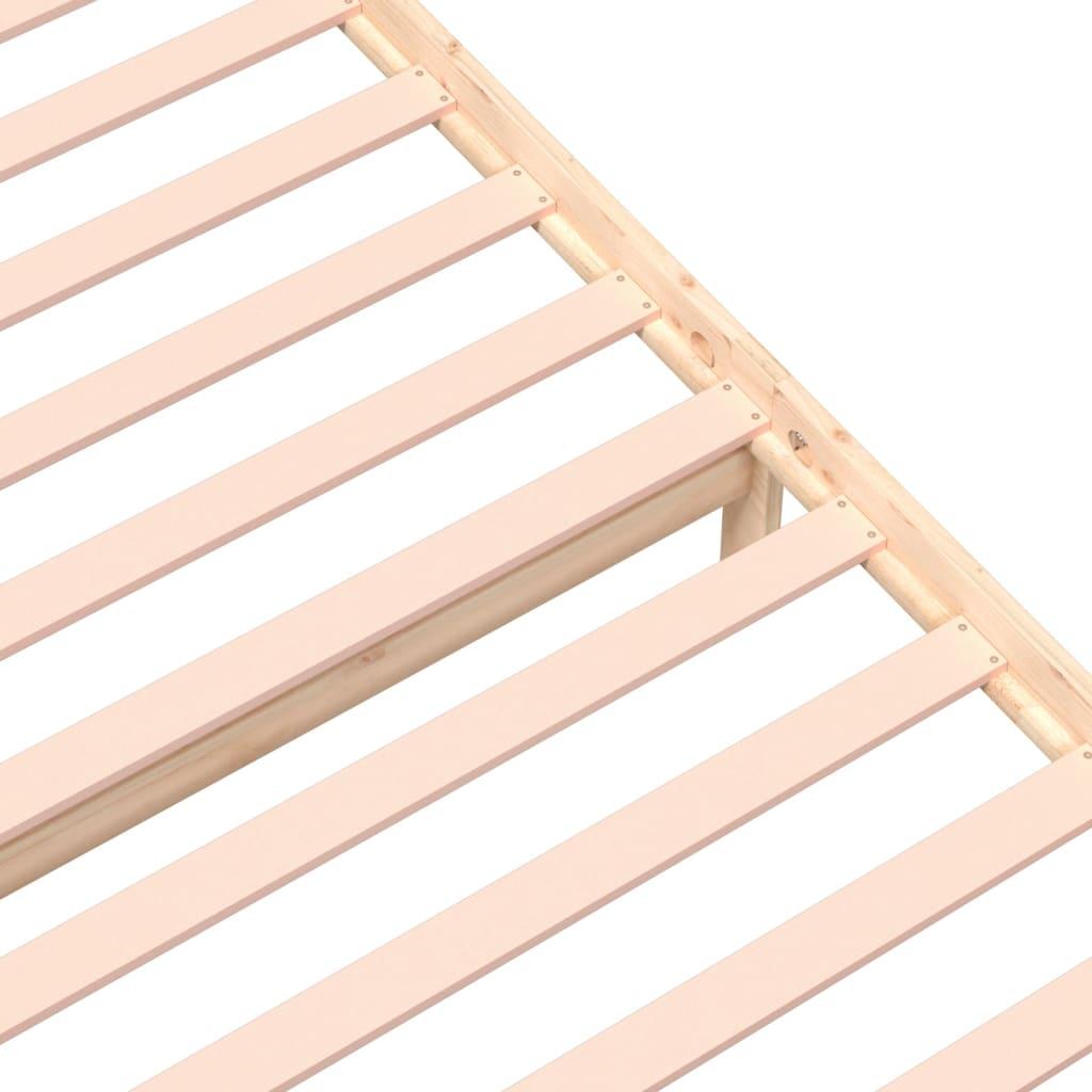 Bed Frame without Mattress Solid Wood 90x190 cm