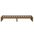 Bed Frame without Mattress Honey Brown Solid Wood 90x190 cm