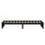 Bed Frame without Mattress Black Solid Wood 90x190 cm