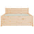 Bed Frame without Mattress Solid Wood 90x190 cm