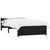 Bed Frame without Mattress Black Solid Wood 90x190 cm